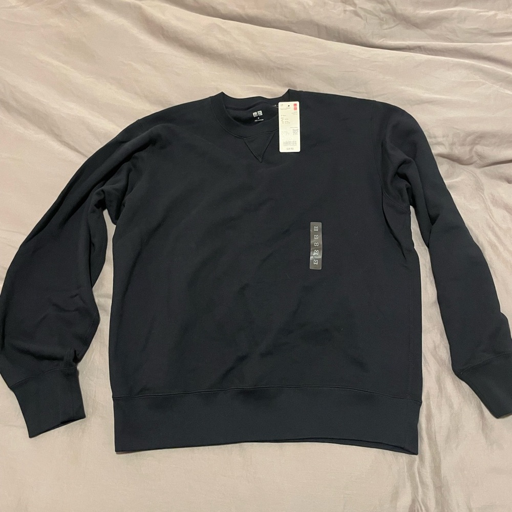 NWT Uniqlo Sweatshirt Navy Medium